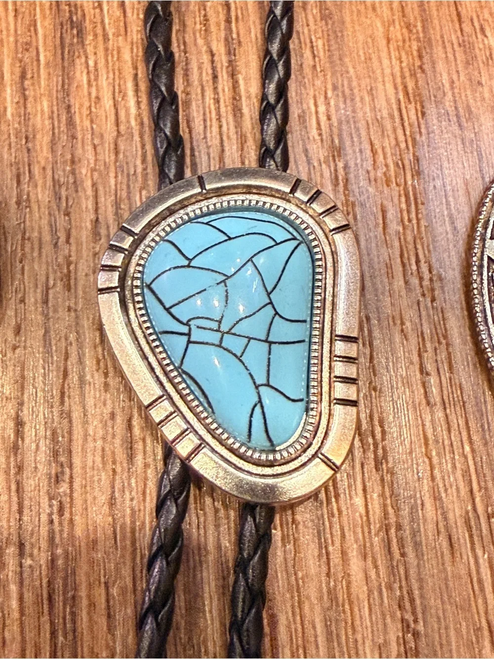 Vintage Handmade Western Leather Bolo Ties